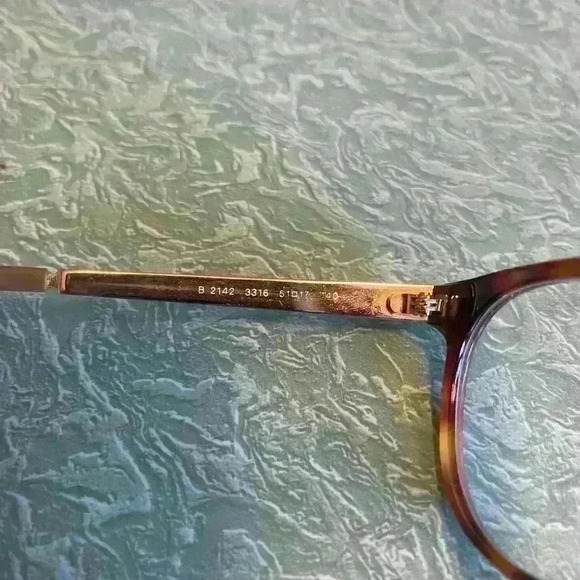 Vintage Burberry tortoise shell women’s glasses B 2142 3316 made in Italy - Picture 2 of 6